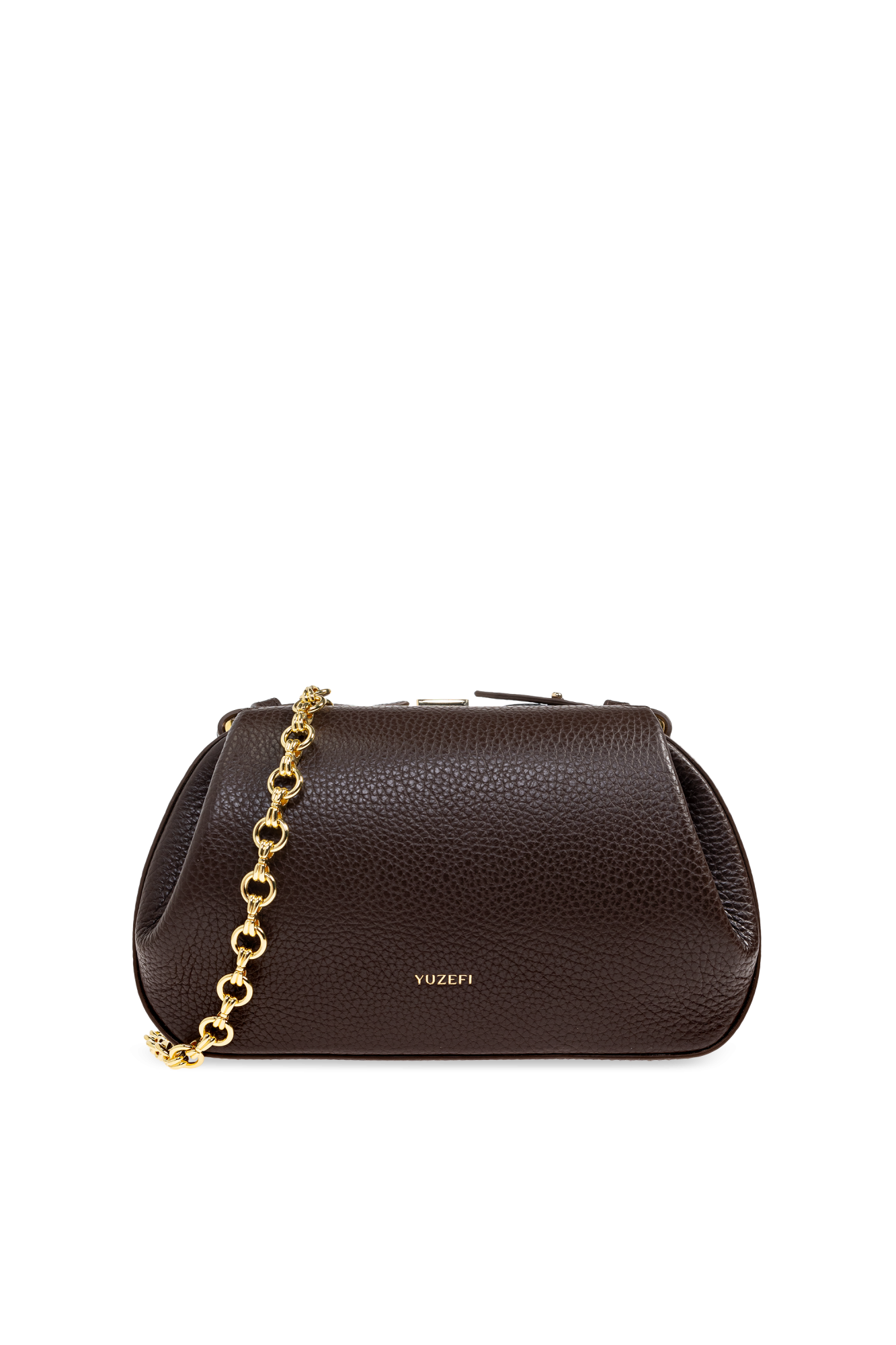 YUZEFI★レディース ミニ ショルダーバッグ YUZCO HB MT 00 Brown Shoulder bag 